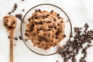 Chocolate Cookie Dough Dip