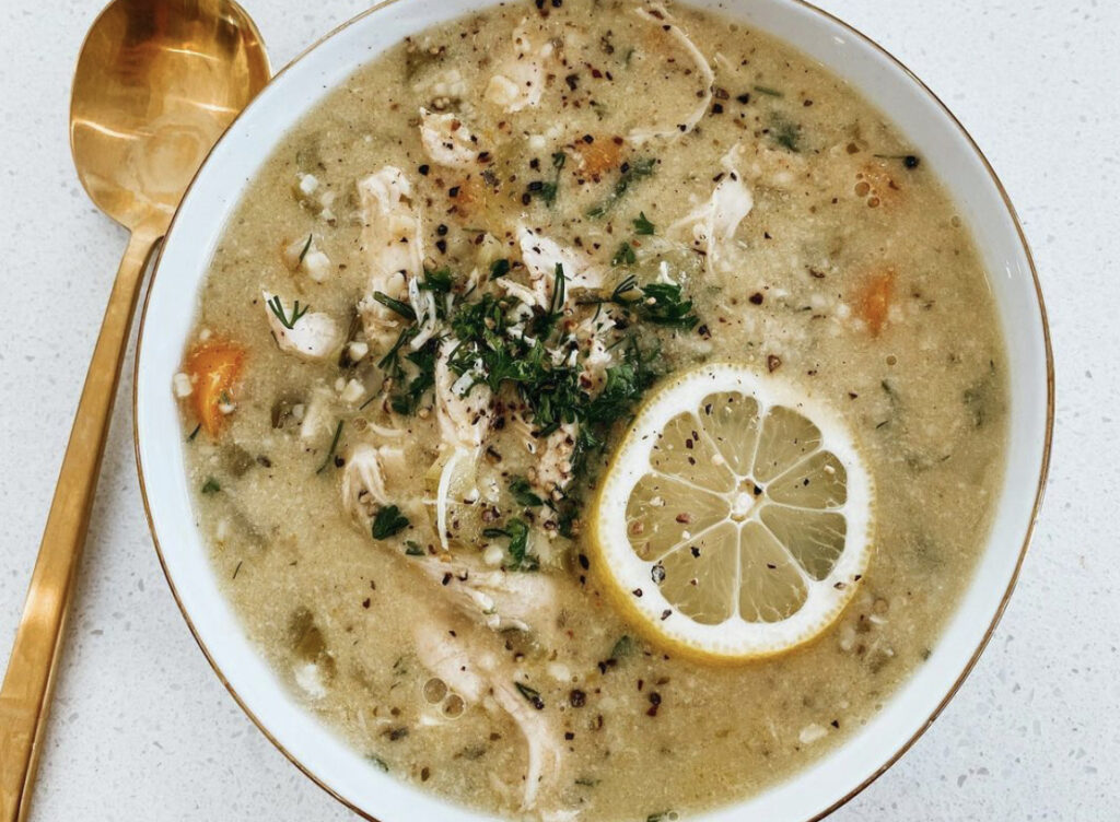 InstantPot Greek-Style Lemon Chicken Soup