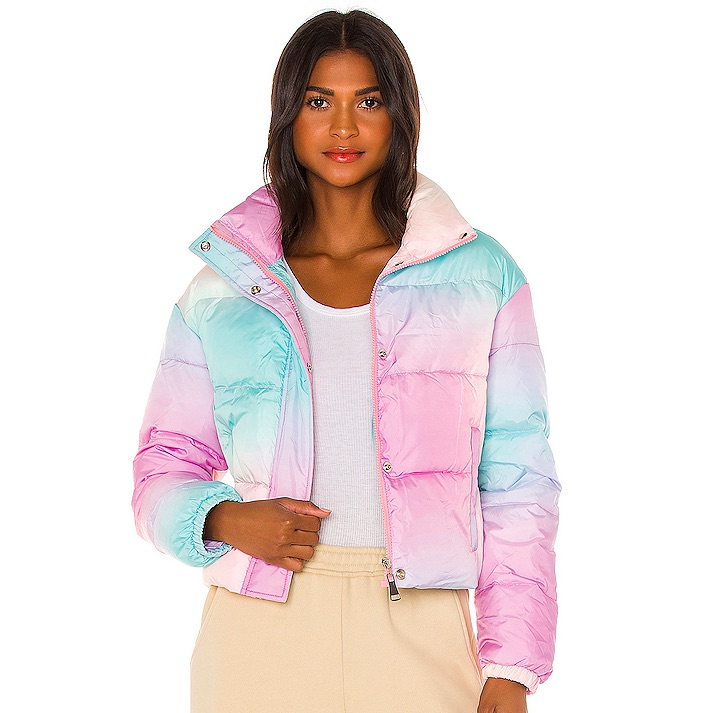 Nubyen X Revolve Cropped Puffer Jacket In Ombre