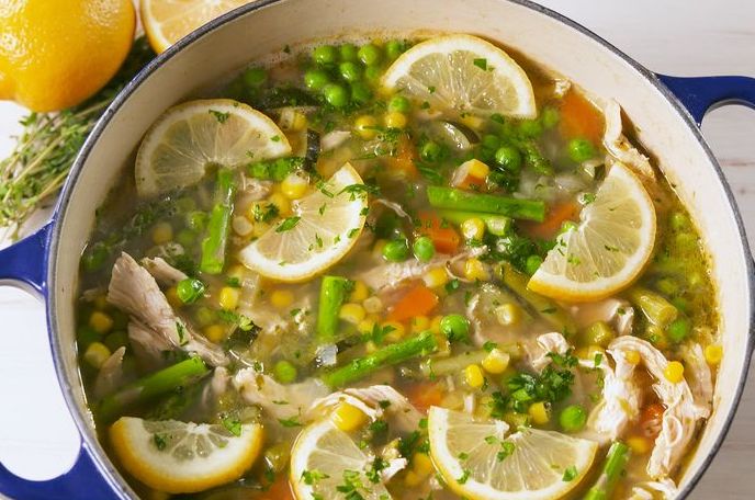 Healing Spring Chicken and Hearty Vegetable Soup