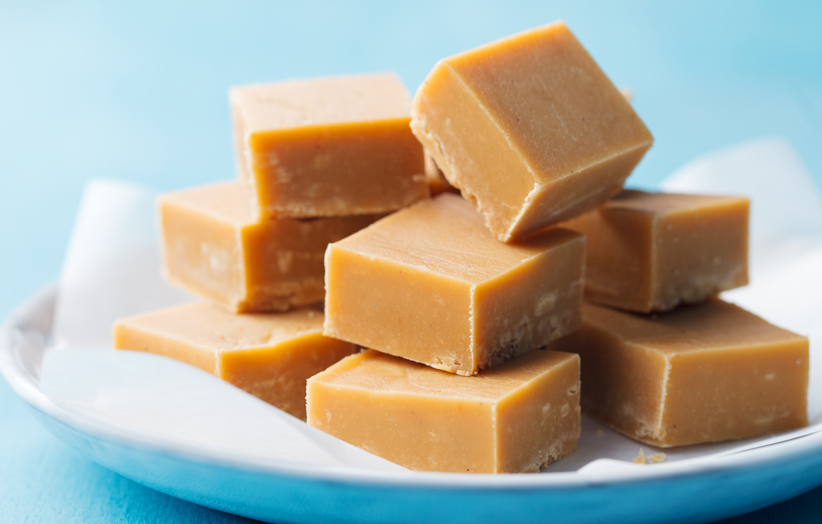 two ingredient peanut butter fudge